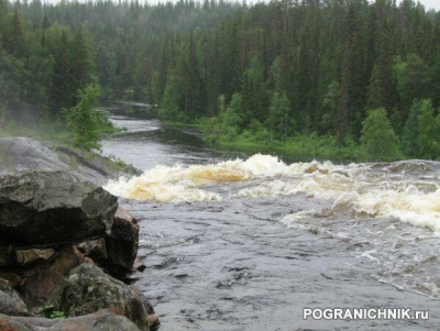 Карелия. Калевала. Участок 9 ПЗ. Водопад.