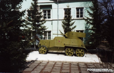 перед зданием штаба Гродековского отряда