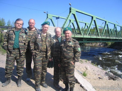 У моста через Вуоксу по дороге в Питер