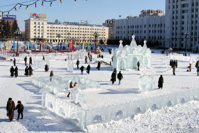 Хабаровск. Центральная площадь.