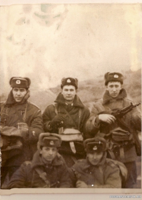 Тактические занятия в пригороде г. Новороссийска. Зима 1987 