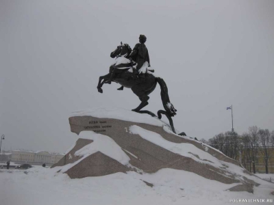 Зима в Питере. Медный всадник