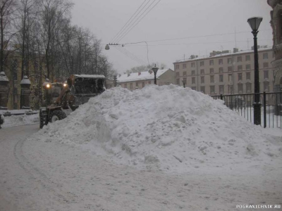 Зима в Питере.