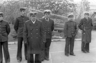Офицеры и мичманы первого экипажа корабля. Зеленодольск