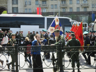 70 лет Победы. У памятника пограничникам Отечества