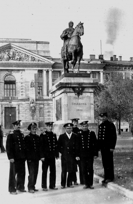 "Служба в г. Кронштадт,1977 г.Ленинград, Соборная Площадь"