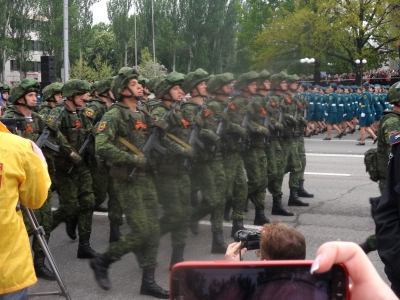 Донецк. День Победы. парад