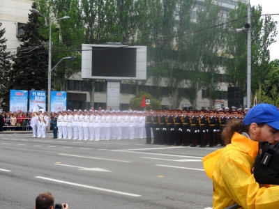 Донецк. День Победы. парад