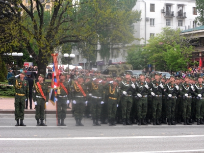 Донецк. День Победы. парад