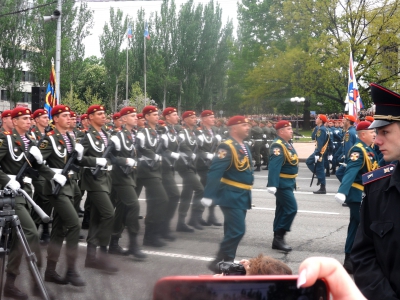 Донецк. День Победы. парад