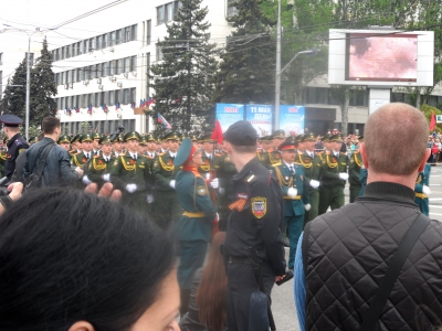 Донецк. День Победы. парад